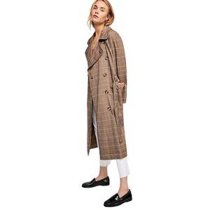 Free People Cecilia Trench Coat Size Large